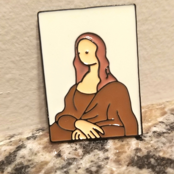 Jewelry - Van Gogh Mona Lisa Pin Bundle, 2-pk